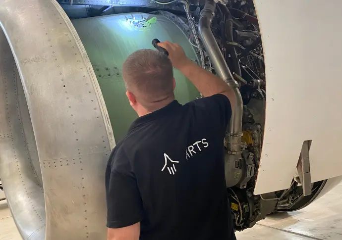 Aircraft Maintenance Engine Check