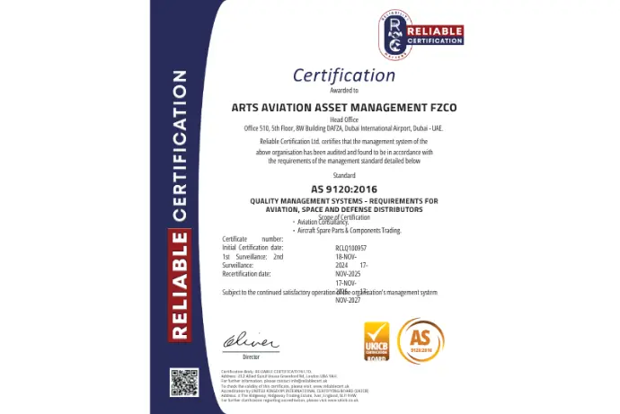 AS 9120 certificate