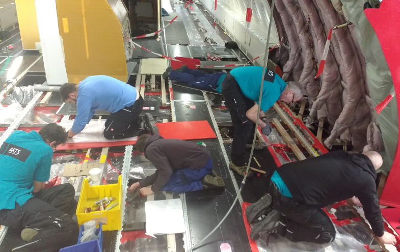 Mobile Aircraft Maintenance Cabin Modification A380